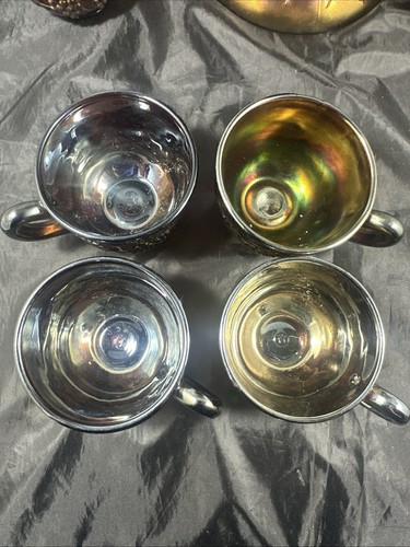 ANTIQUE NORTHWOOD GRAPE AND CABLE CARNIVAL GLASS 10 PC PUNCH SET 8 Cups Vintage - Picture 20 of 24