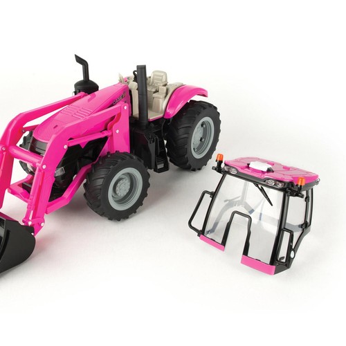1/16 Big Farm Case IH Magnum PINK Tractor with Loader and Lights & Sounds, 47430 - Picture 5 of 9