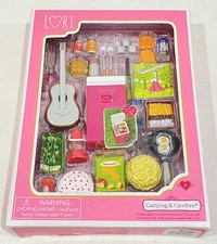 Lori Camping & Care Free Accessories Outdoor Set For 6”Dolls 2017 Brand New