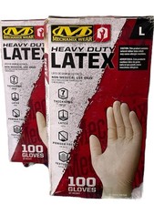 Mechanix Wear Heavy Duty Latex Gloves. Large. 200 Gloves AP