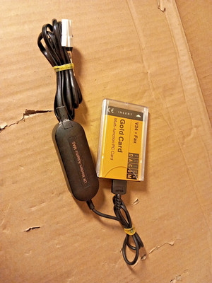 PSION DACOM PCMCIA Gold Card v32bis Daten Fax Modem & Adapter MA5