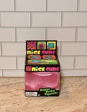 Nee Doh Nice Cube Pink Ice Authentic NEW