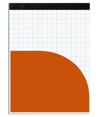 Graph Paper, 2x2 Grid, 55 Sheets, 8.5x11 Inches, White