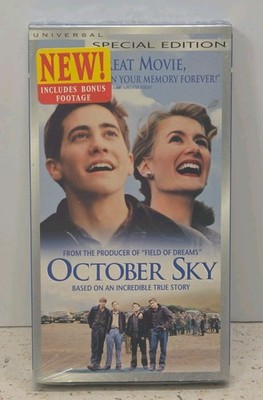 October Sky Factory Sealed VHS 2000 Special Edition Jake Gyllenhaal New Sealed