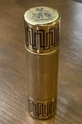 Vtg Lanvin My Sin EMPTY Perfume Bottle  1/8 Fl Oz Perfumes Gold  Brass Color — photo 1