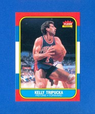 1986/1987 Fleer Basketball#115 Kelly Tripucka '86 RC Rookie Card NR/MT Condition