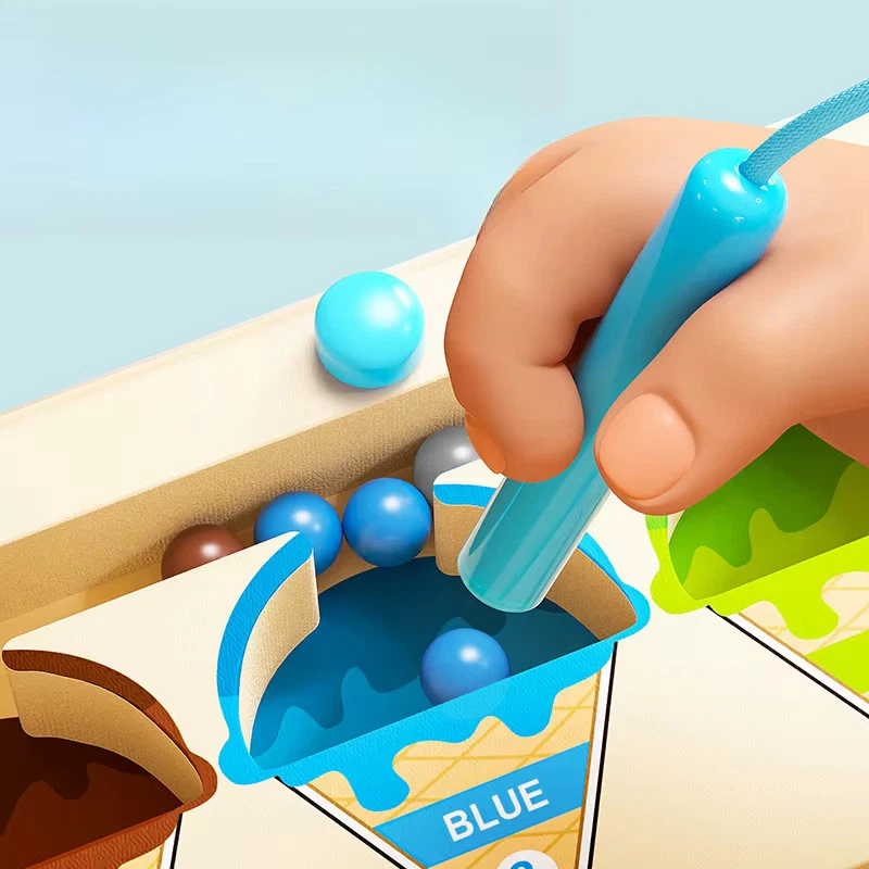 Cuentas digitales magnéticas laberinto juguete para niños s puzzle práctica, Foto 2 de 4