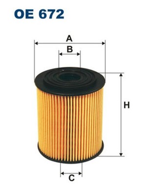 FILTRON Ölfilter OE 672 Filtereinsatz für MINI R52 R50 R53 FIAT JEEP LINEA TIPO