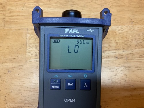Medidor de potencia óptica AFL OPM4 SM y mm; conector SC; OPM4-4D - Imagen 9 de 14