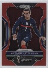 2022 Panini Prizm World Cup Qatar Red Prizm 330/399 Antoine Griezmann #96 06i8