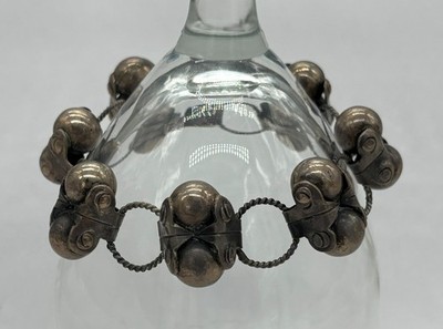 Vintage Mexican Sterling Silver Los Cocos Double Ball Link Bracelet 8'' 30g