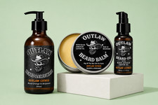 OUTLAW CITRUS | Beard & Frace Wash, Oil & Balm Set