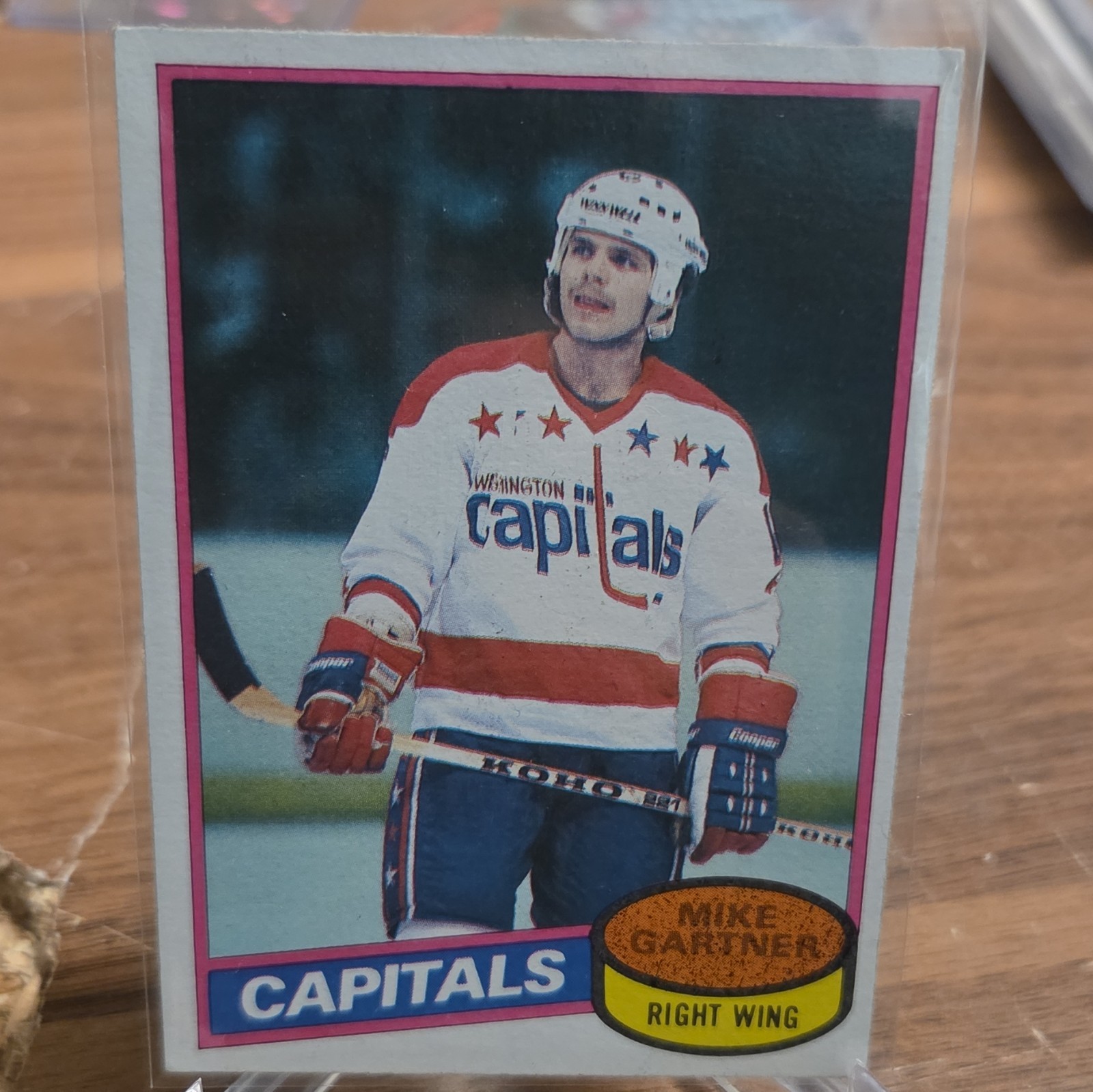 1980-81 Topps #195 MIKE GARTNER Rookie Card RC Capitals