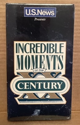 US News & World Report Presents Incredible Moments Of Our Century VHS ~Sealed~