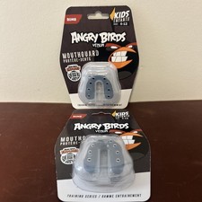2X Venum Angry Birds Mouthguard kids 6-12  mouth guard Black  NEW