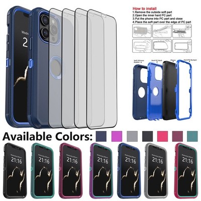 Shockproof For Apple iPhone 12 Pro Max/12 Pro/12 Case Cover / Screen Protector