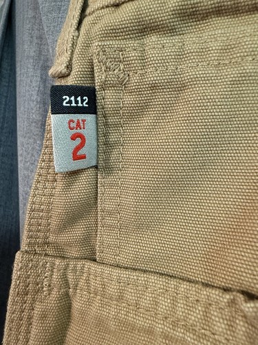 Carhartt FR Midweight Canvas Pant - Loose Fit | Golden Khaki 48x34 - Picture 8 of 11