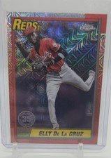2025 Topps Series 1 - 1990 Topps Chrome Silver Pack Elly De La Cruz #T90C-15