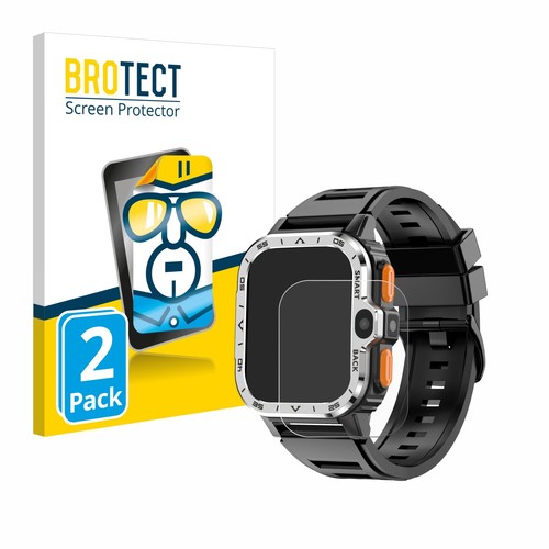 2x Screen Protector for HS Smartwatch 2" Clear Protection Film