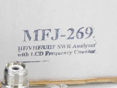 MFJ-269 Ham Radio HF VHF UHF SWR Antenna Analyzer + Box +