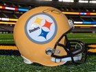 Le'Veon Bell Signed Pittsburgh Steelers Full Size Speed Replica Helmet JSA 26 — photo 5