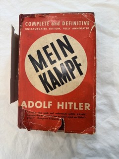 Mein Kampf 1st US Ed 17th Impression 1939 Fully Annotated Hardcover Historical