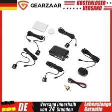 Rückfahrwarner Auto 4 Sensoren Auto PDC hinten Parkhilfe Schwarz Nachrüsten