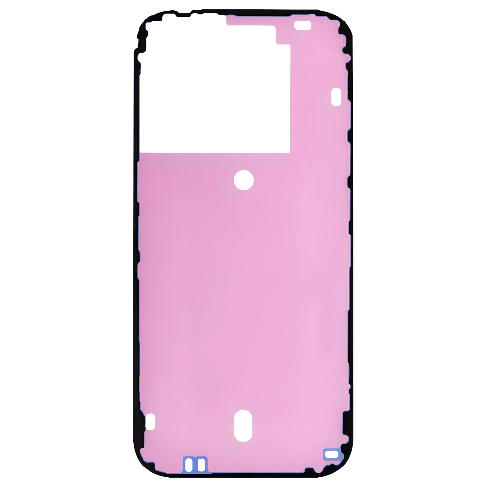 Adhésif vitre arrière iPhone 16 Pro rose pour réparation à la maison