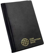 Coin Collection Album 60 Pockets - 4.5X4.5Cm/1.8X1.8 Inch Coin Holder Book Coin