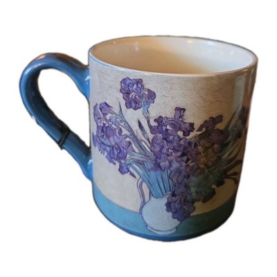  Coffee Mug Vincent Van Gogh Irises 1890 16 Oz NWT Great Gift For Van Gogh Lover