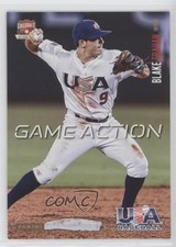 2014 Panini USA Baseball Box Set Game Action Blake Trahan #12 0h1