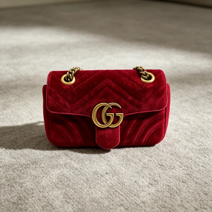 Gucci ベルベット ショルダーバッグ Gucci Velvet Exterior Bags & Handbags for Women for sale | eBay
