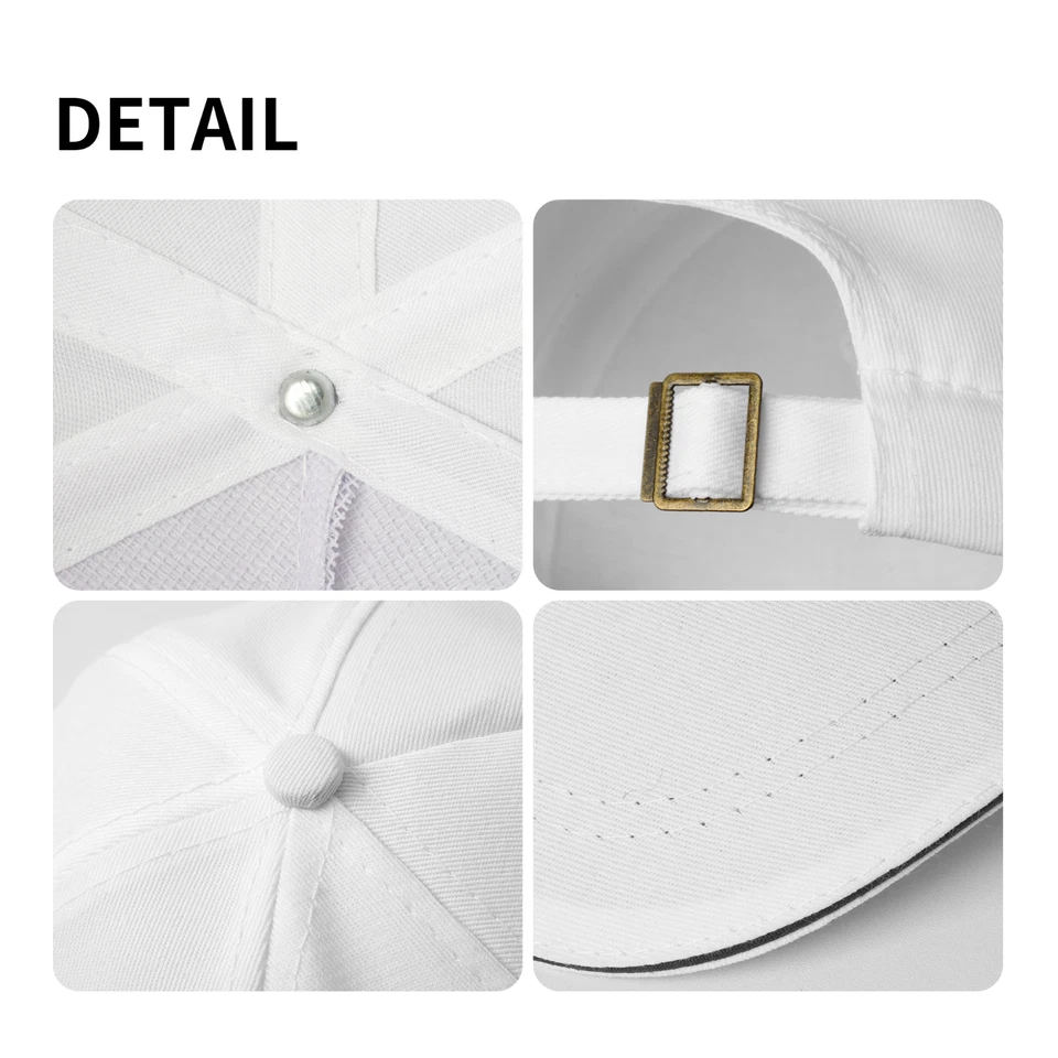 Gorra de béisbol BMW clásica ajustable estilo deportivo gorra de golf blanca Foto 4 de 4