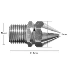 High Pressure Nozzle Sewer Pipe Cleaner Quick Connector Soft Sewer Blockages