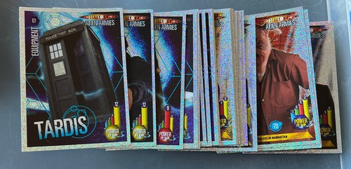 DR WHO ALIEN ARMIES PANINI 2004 EMBOSSED SUPER FOIL CARDS /Foil & glitter Set-80 - Picture 4 of 4
