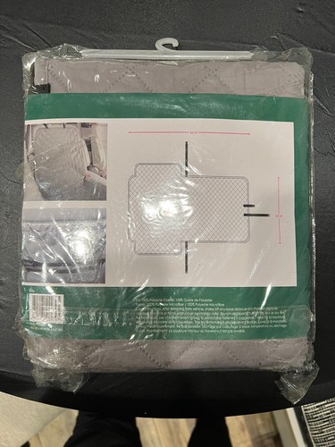Nuevo protector de vehículo para cachorros de viaje para asientos con hebilla y capitán, gris - Imagen 2 de 3