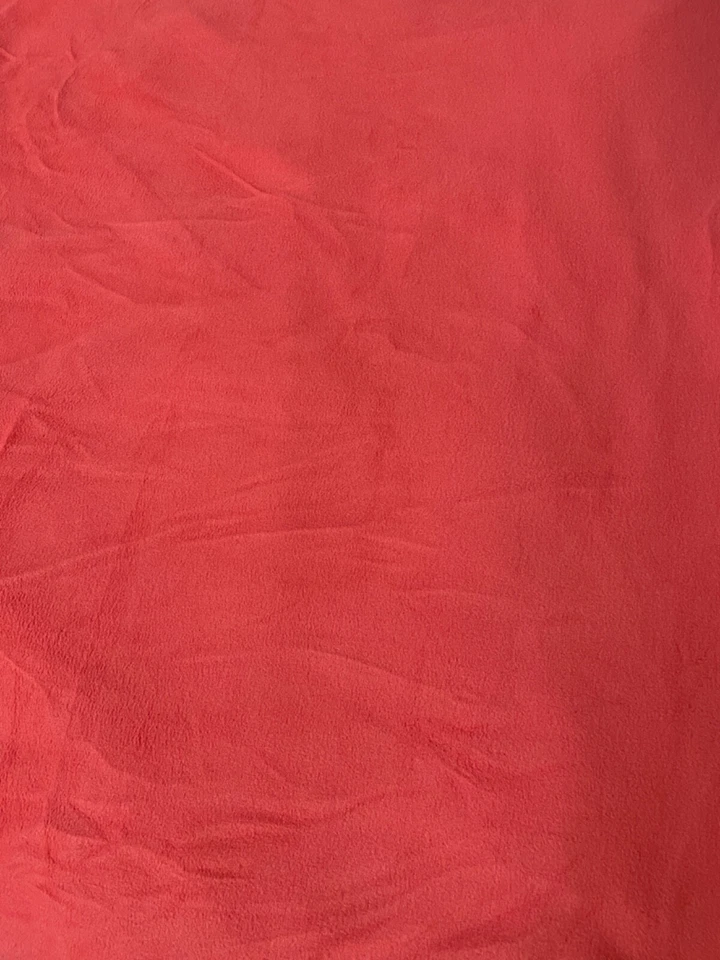 Fabric Lot 5 Yds 20 Ins 68 W Coral Plush Fleece - Image 2 of 4