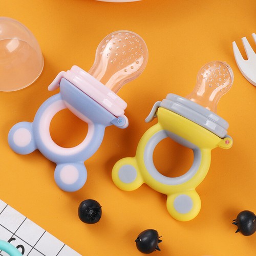 Feeding Dummy Teethers Fruit Bite Bag Pacifier Baby Food Feeder Eat Safety Toy~ - Picture 7 of 26