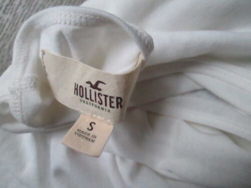 VTG Y2K HOLLISTER HCO CALIFORNIA WOMENS WHITE BEACHY Y BACK TANK SZ S FREE SHIP! - Picture 3 of 3