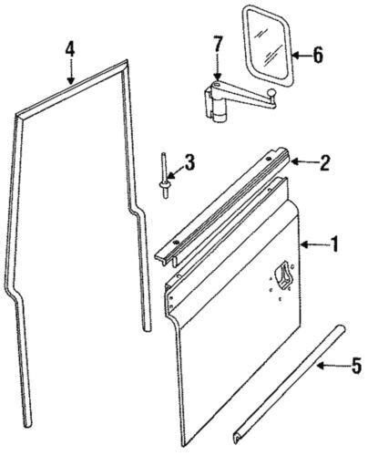 Burlete de puerta para Land Rover (N/P ALR6250)