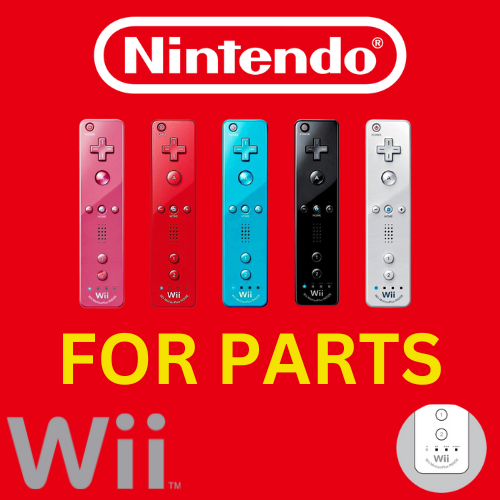 FOR PARTS Official Wii Remote Nintendo Motion Plus ๐พ Controller NOT WORKING - Picture 1 of 5