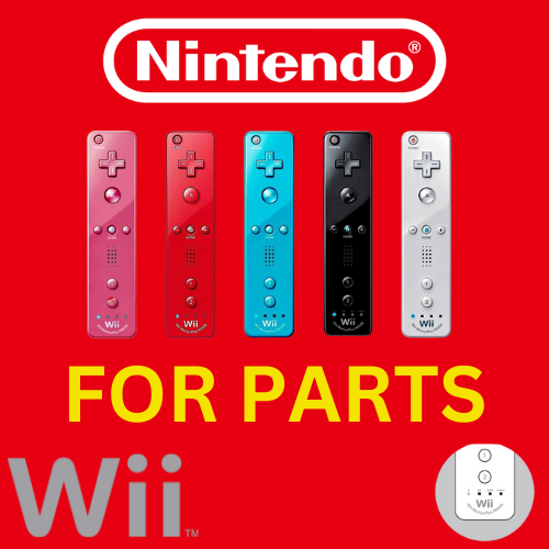 FOR PARTS  Official Wii Remote Nintendo Motion Plus 👾 Controller NOT WORKING - Picture 1 of 5