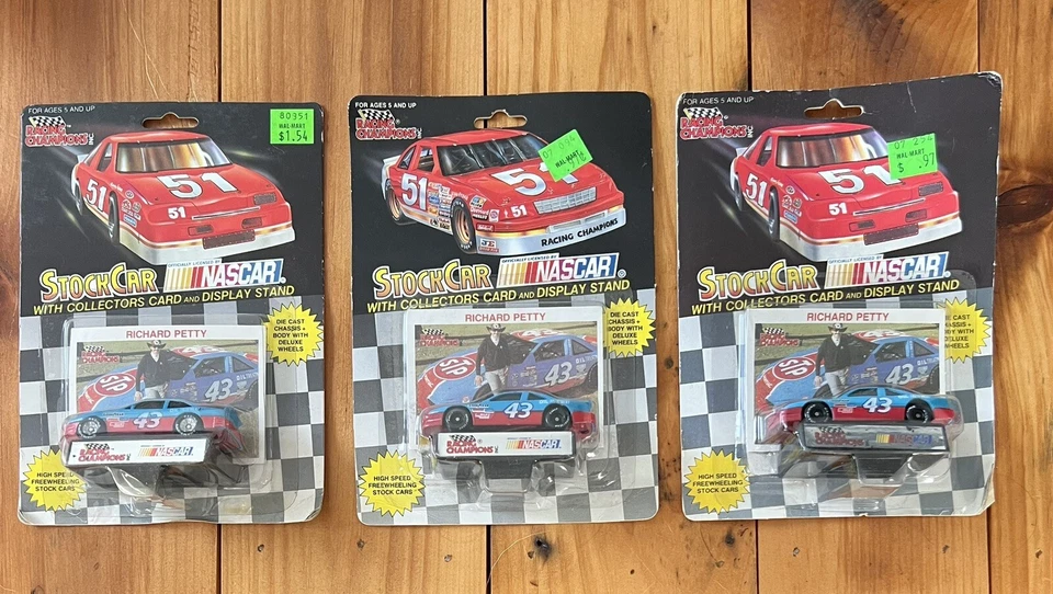 Lot of 10 Racing Champions NASCAR Stock Card 1991 - DieCast Cars Foto 2 de 4