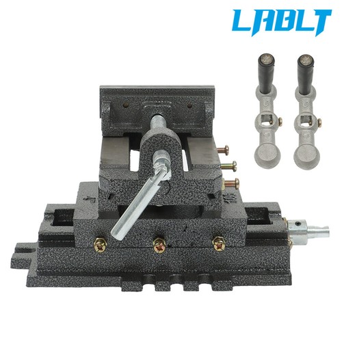 LABLT 4" Cross Drill Press Vise X-Y Clamp Machine Slide Metal Milling 2 Way - Picture 6 of 12