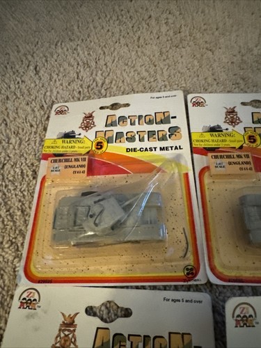 Zylmex Action Masters Military Tanks 1:87 Vintage Unused Lot Of 6 - Picture 7 of 7