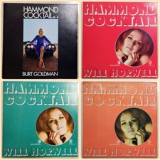 LOTTO STOCK 4 DISCHI INTROVABILI VINILE 33 GIRI HAMMOND COCKTAIL WILL HORVELL