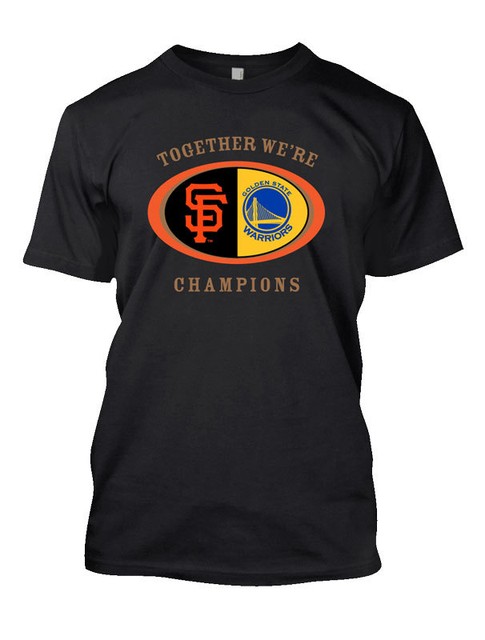 San Francisco Giants Golden State Warriors Championship T-Shirt XL | eBay