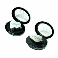 2 PACK - Illuminated 30X - 60X & 40X Jewelers Loupe Lighted Light Magnifier