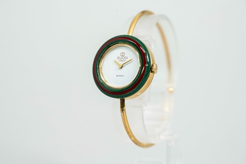 *NEAR MINT* Vintage GUCCI Change Bezel 12 colors Early Model Quartz Womens Watch - Picture 10 of 14