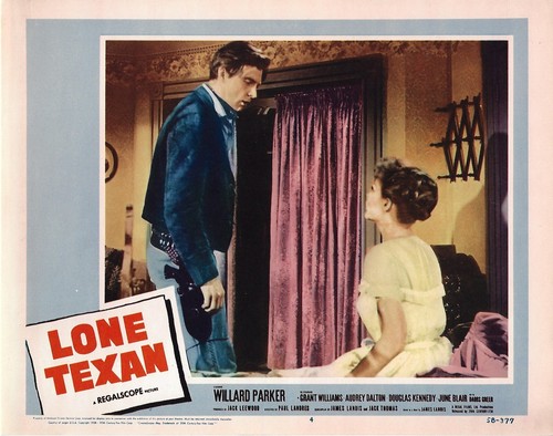 Lone Texan, 1958, Willard Parker, Lobby Set - Picture 4 of 8